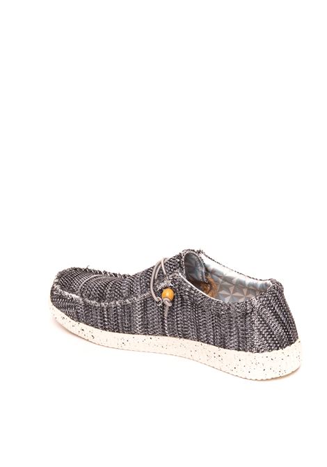 Sneaker wallabe canvas gris PITAS | WP150WALLABI KNITTED-GRIS